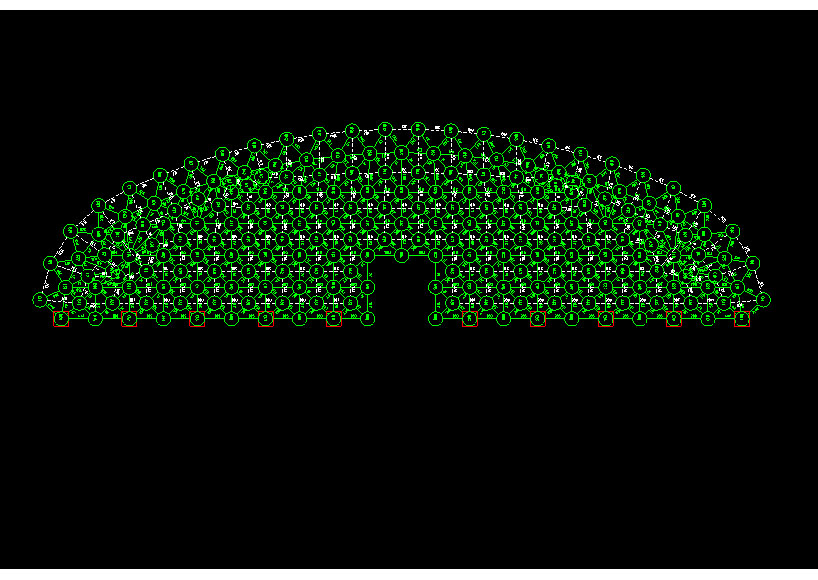 莱西锡林浩特91跨，1000米长干煤棚网架设计
